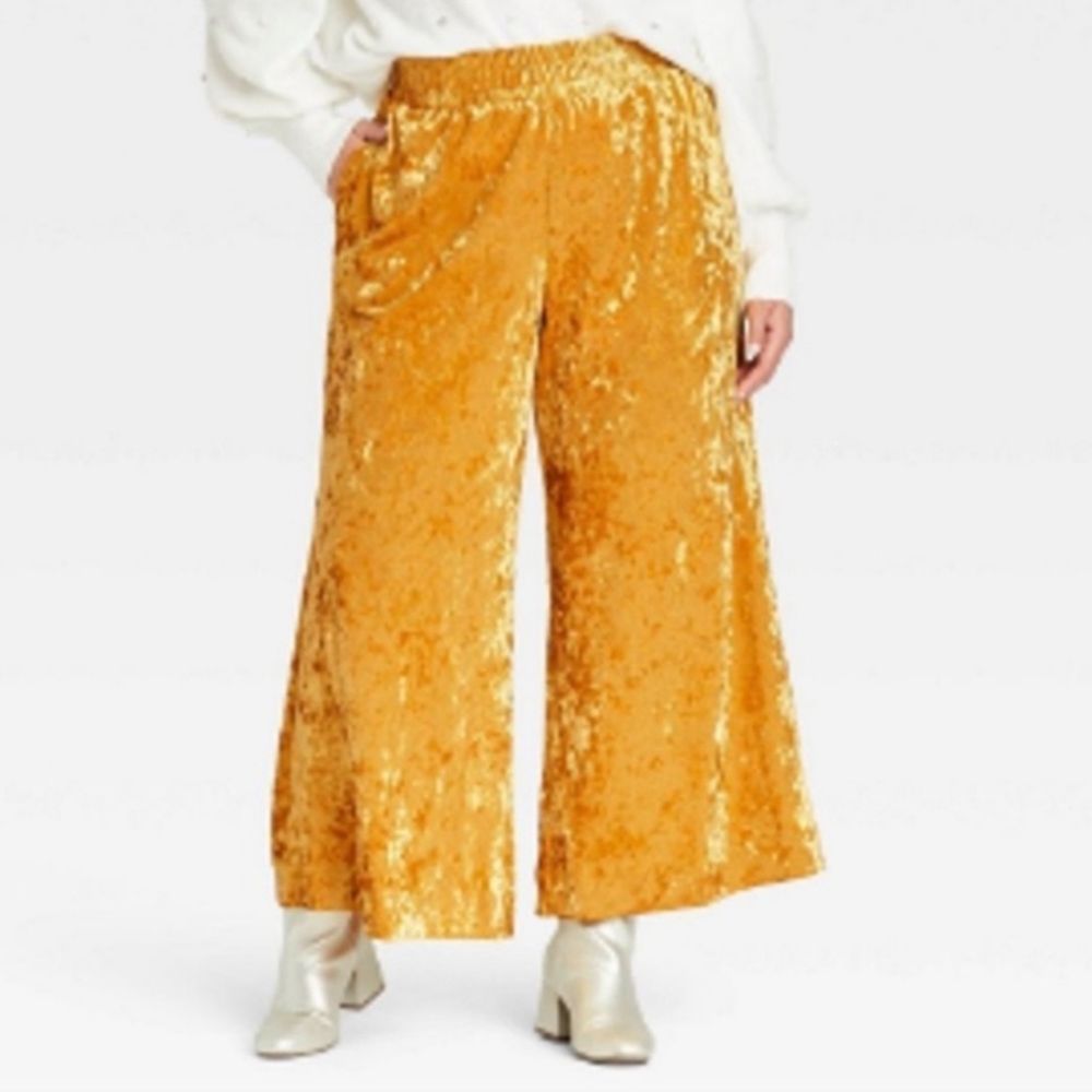3 pairs!! A New Day Velvet Wide Leg Pants - 3 pairs